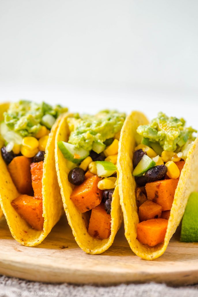 spicy-sweet-potato-black-bean-tacos-gluten-free-taco-tuesday-mexican-easy-healthy-avocado-dressing