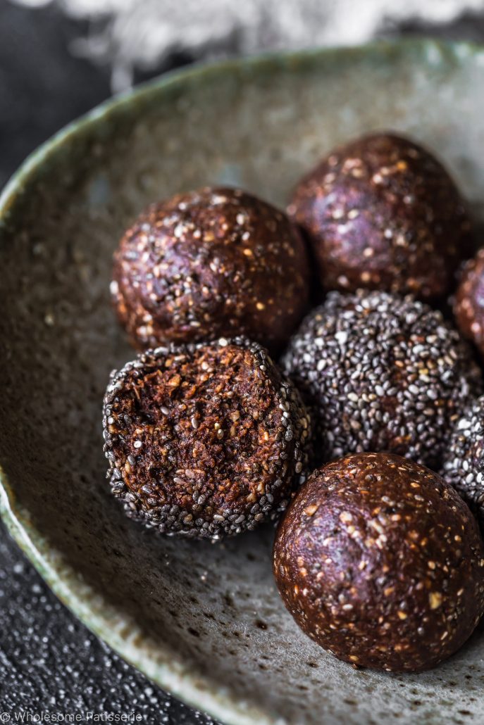 chia-seed-bliss-balls-vegan-no-bake-delicious-easy-5-ingredients-snack-healthy-sugar-free