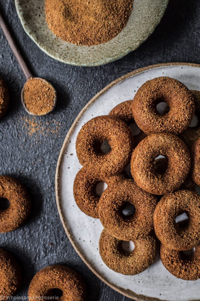 cinnamon-sugar-donuts-vegan-gluten-free-refined-sugar-free-baked-not-fried-easy