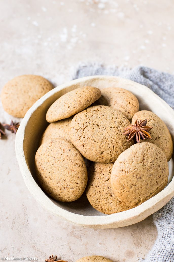 Chai Spiced Cookies! Classic chai spices to warm your soul! #chaicookies #chai #cookies #glutenfree