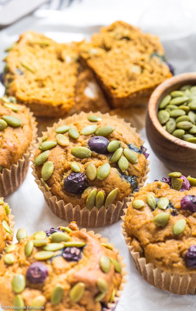 Pumpkin-blueberry-muffins-gluten-free-muffins-baking-easy-simple-quick-breakfast-muffins-kids