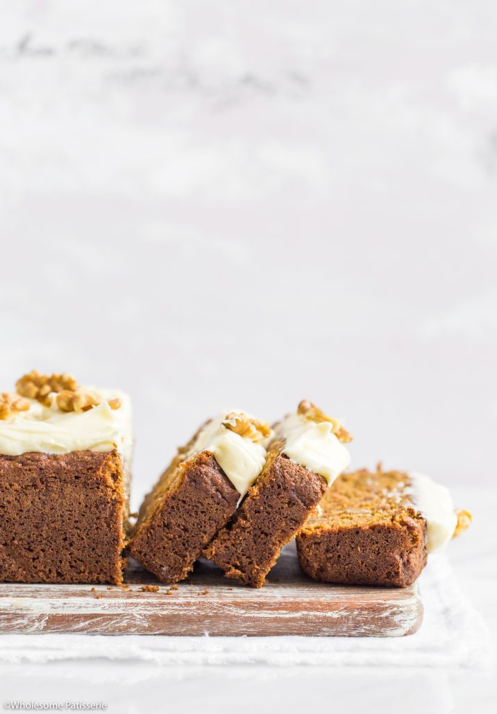 Carrot-cake-loaf-cream-cheese-frosting-gluten-free-carrot-cake-vegetarian