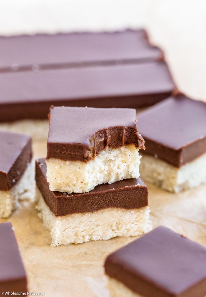 Chocolate-vanilla-slice-no-bake-gluten-free-dairy-free-sweets-snack-3