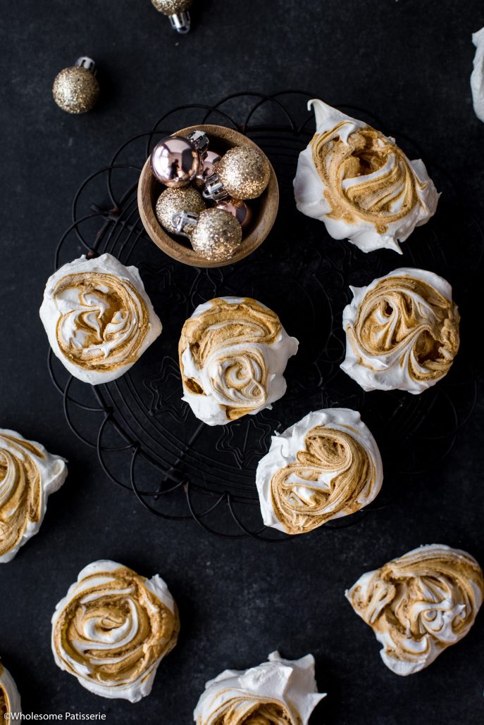 Caramel-swirl-meringues-christmas-meringue-holiday-baking-festive-homemade-family