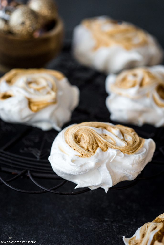 Caramel-swirl-meringues-christmas-meringue-holiday-baking-festive-homemade-festive