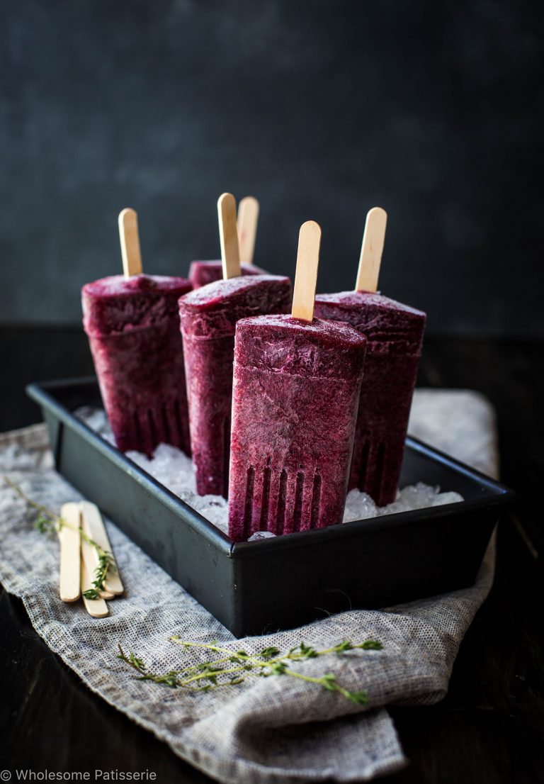 Berry Kombucha Popsicles