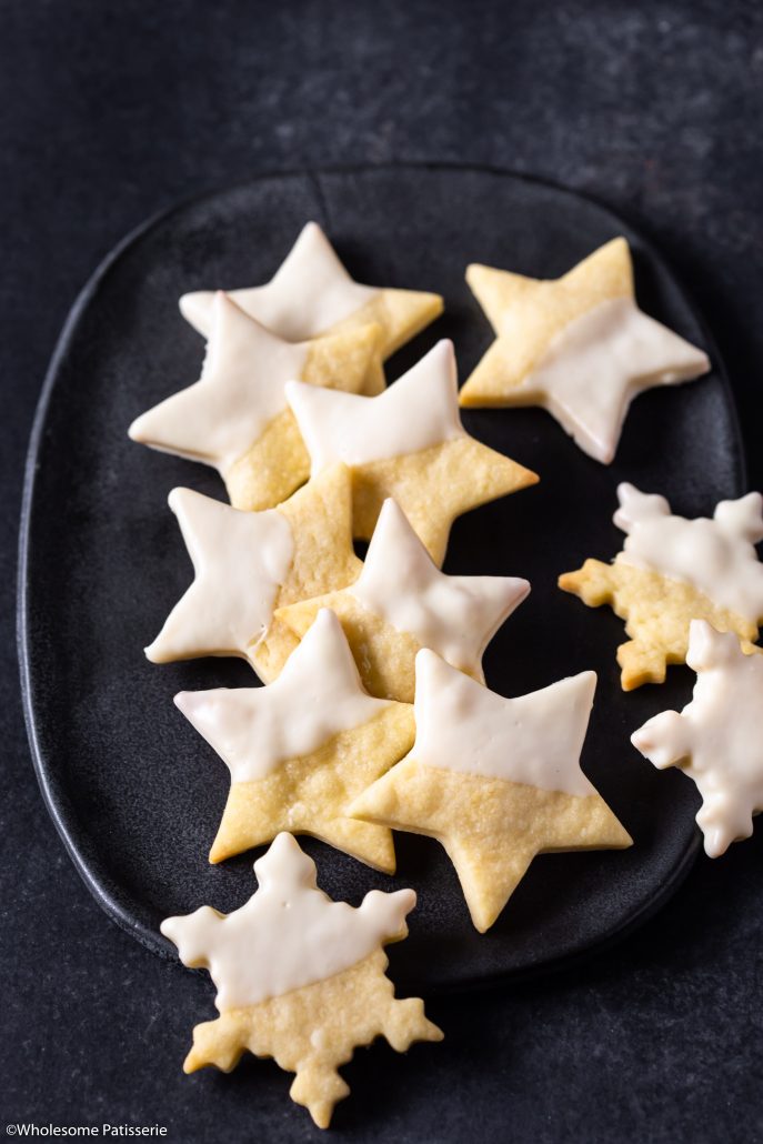 Christmas Shortbread Cookies (Without cookie cutter)