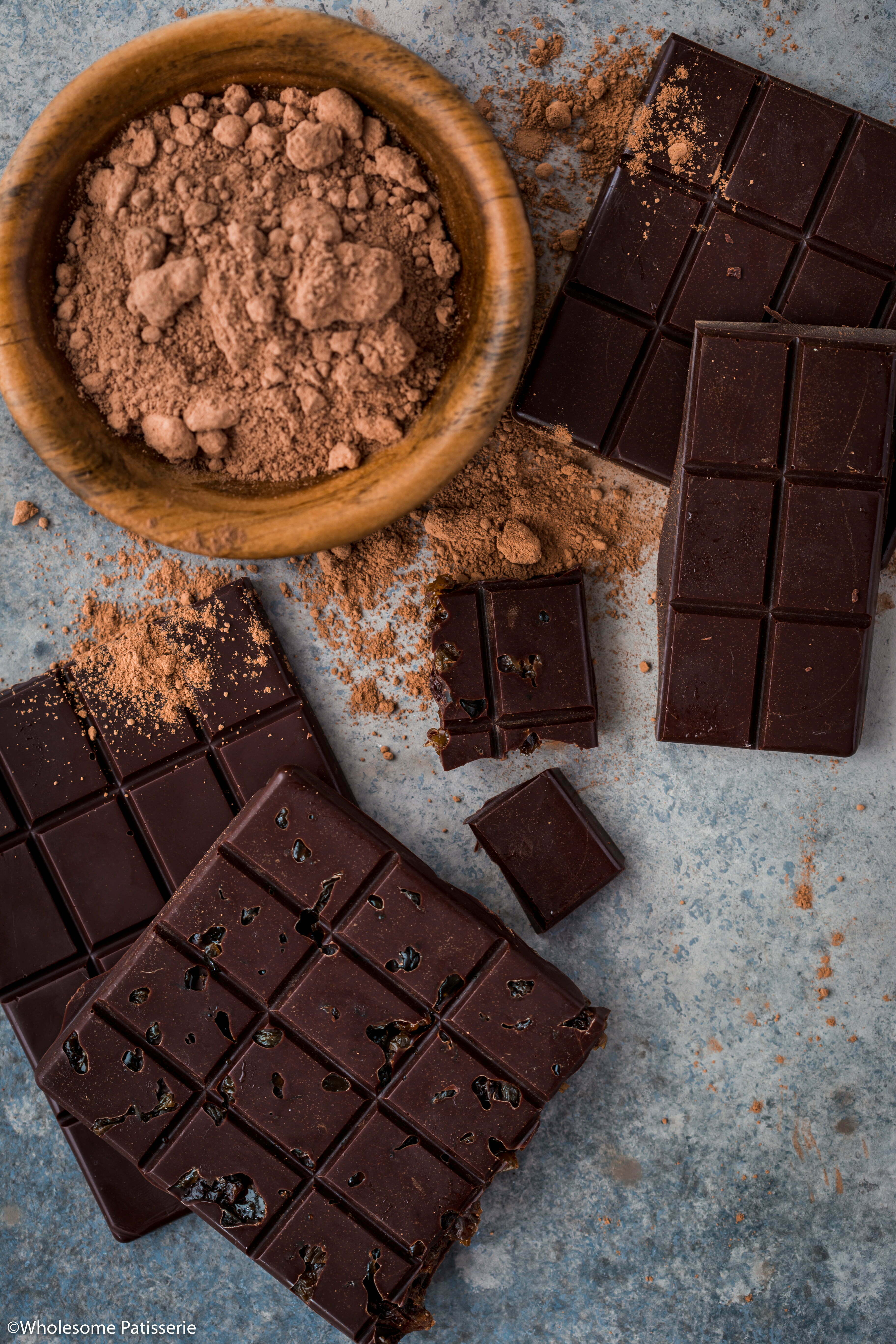Homemade Chocolate Blocks! With zero dairy added! This is your new go-to chocolate sweet treat recipe. Say goodbye to buying your supermarket chocolate blocks, that likely contain ingredients you don’t want in your chocolate!