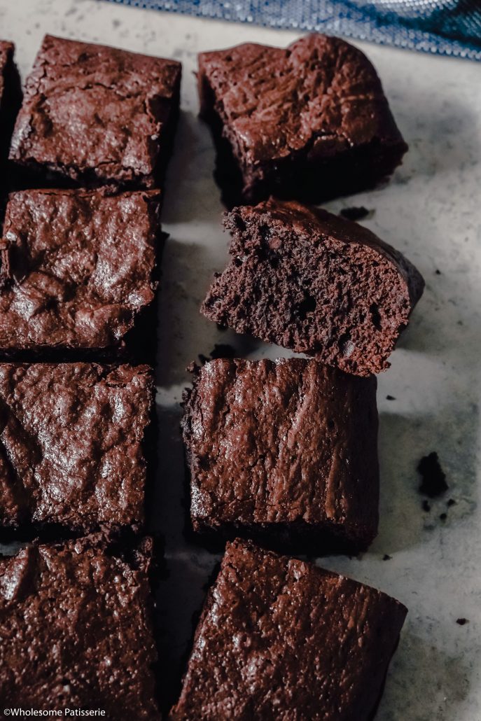 Gluten Free Classic Chocolate Brownies! These homemade brownies are rich, thick and free from gluten. A touch of coffee enhances the flavour of the cocoa making these brownies incredibly delectable! 