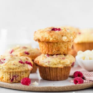 White Chocolate & Raspberry Muffins Featured Image