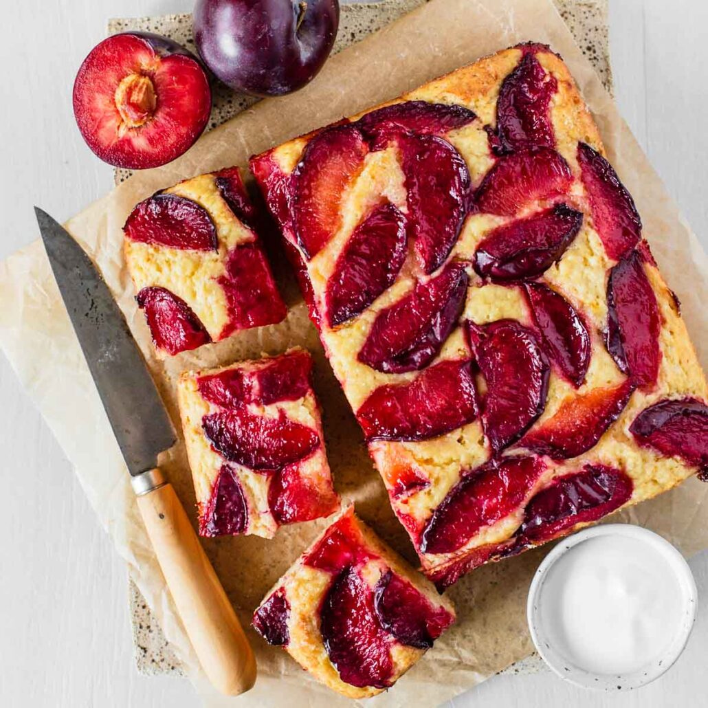 Plum Yogurt Cake Wholesome Patisserie