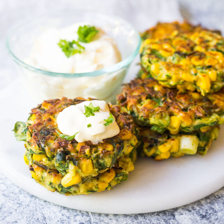 Easy Zucchini and Corn Fritters