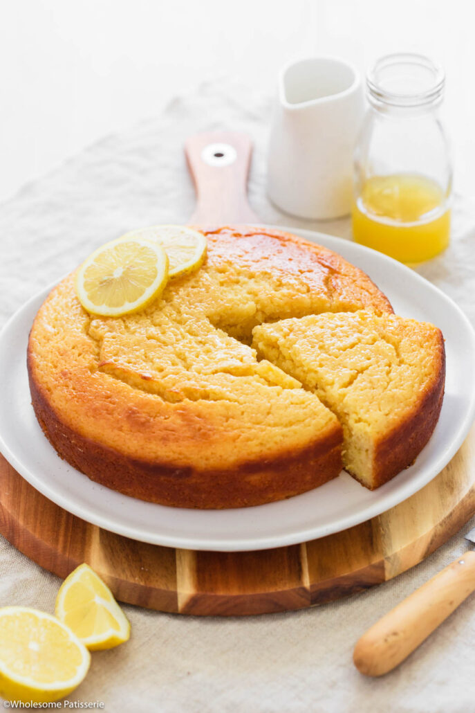 Easy Lemon Syrup Cake - Wholesome Patisserie