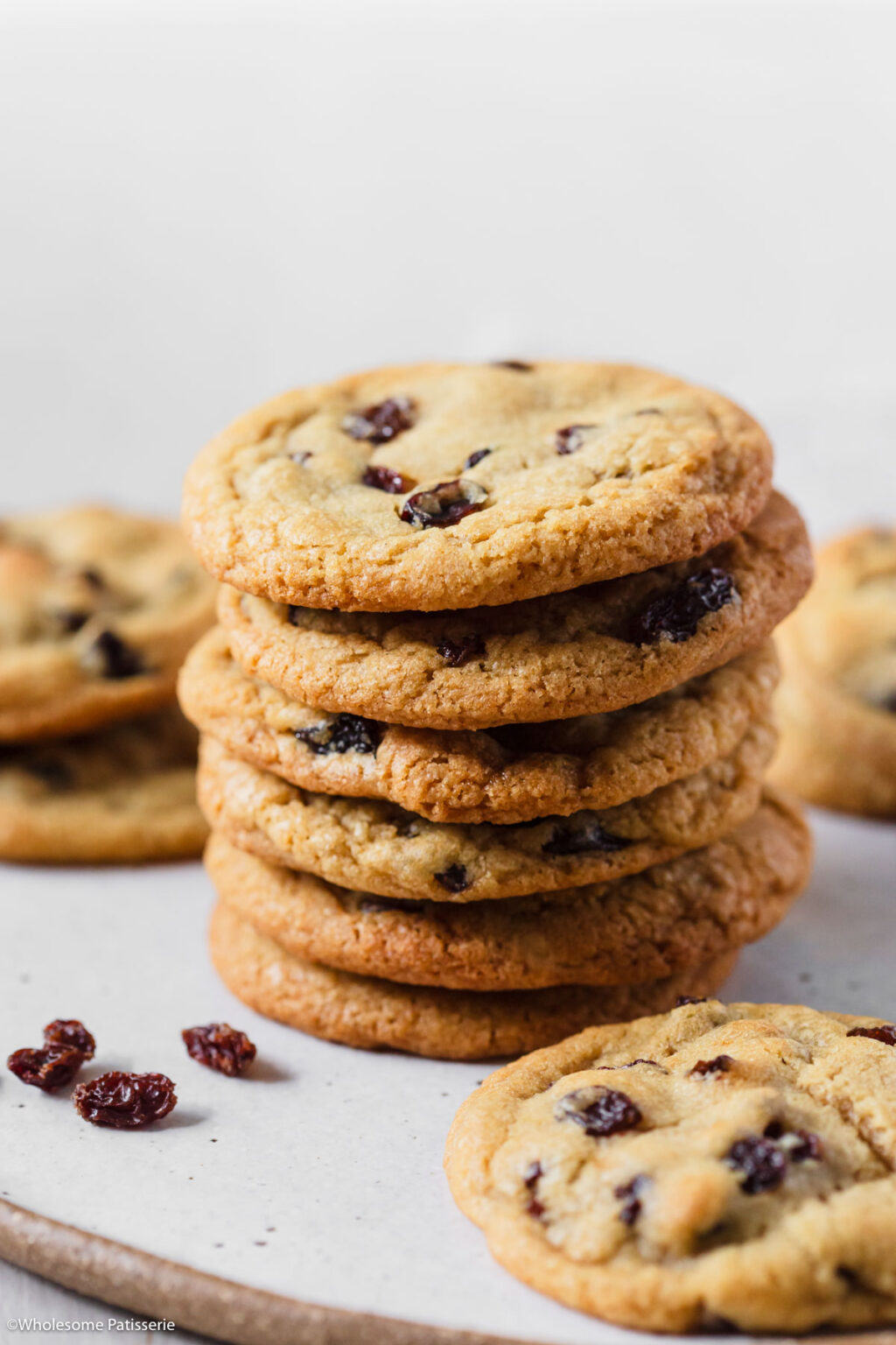 Chewy Sultana Cookies - Wholesome Patisserie