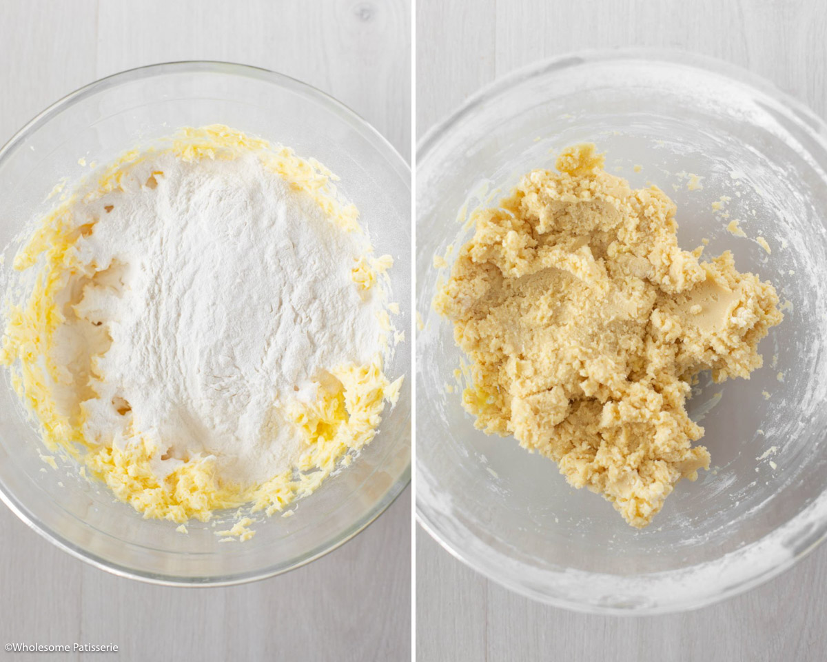 Beating in the self-rising flour