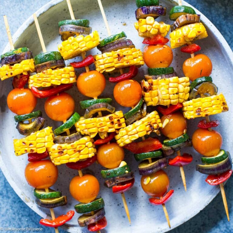 Grilled Vegetable BBQ Skewers with Marinade