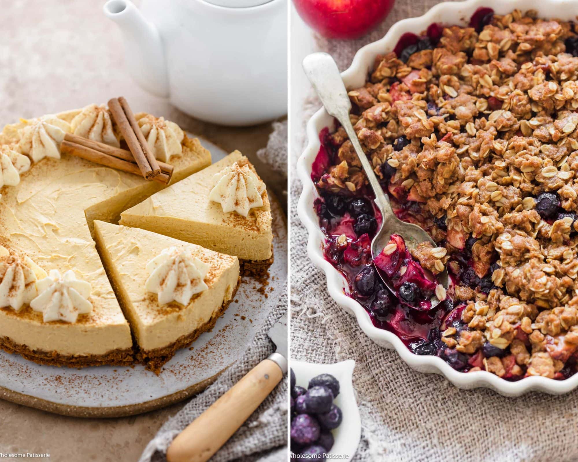 Fall dessert recipes.