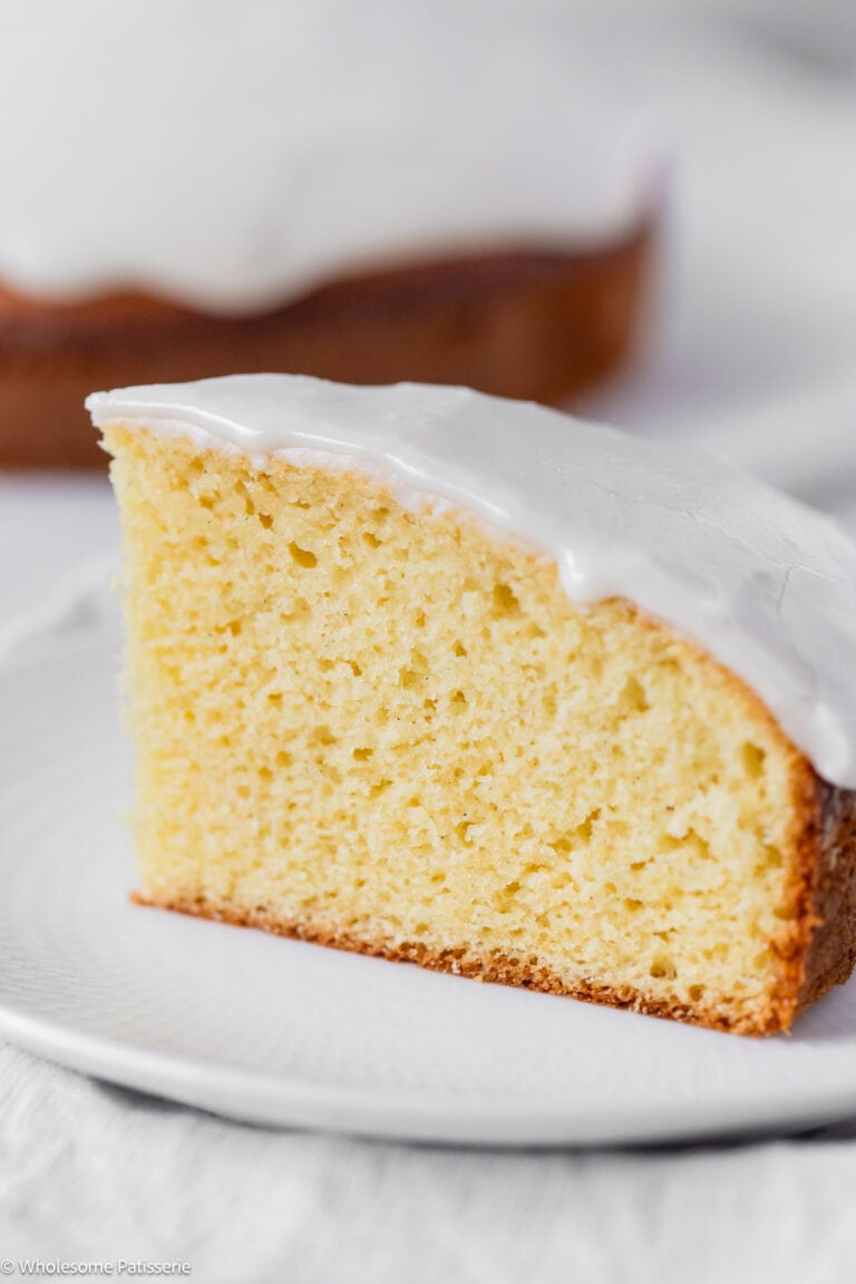 Vanilla Cake Without Butter Wholesome Patisserie