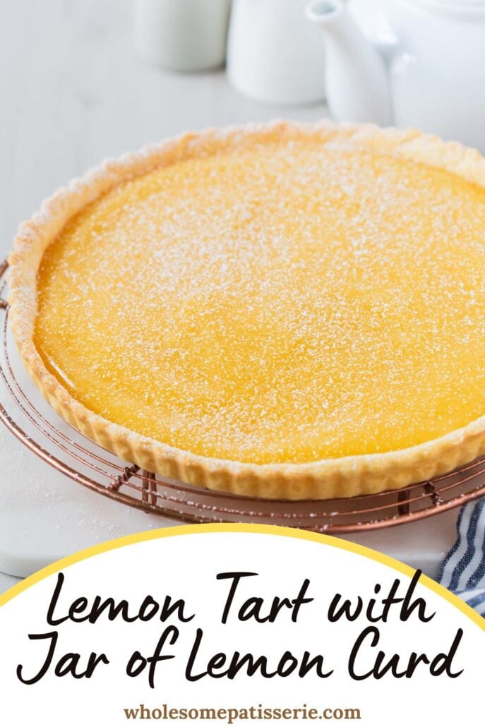 Lemon Tart Using Jar of Lemon Curd - Wholesome Patisserie