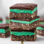 Mint bars in a stack.